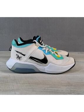 Nike Air Zoom GT Cut Academy Youth 4.5Y White Blue Basketball Shoes Sneaker